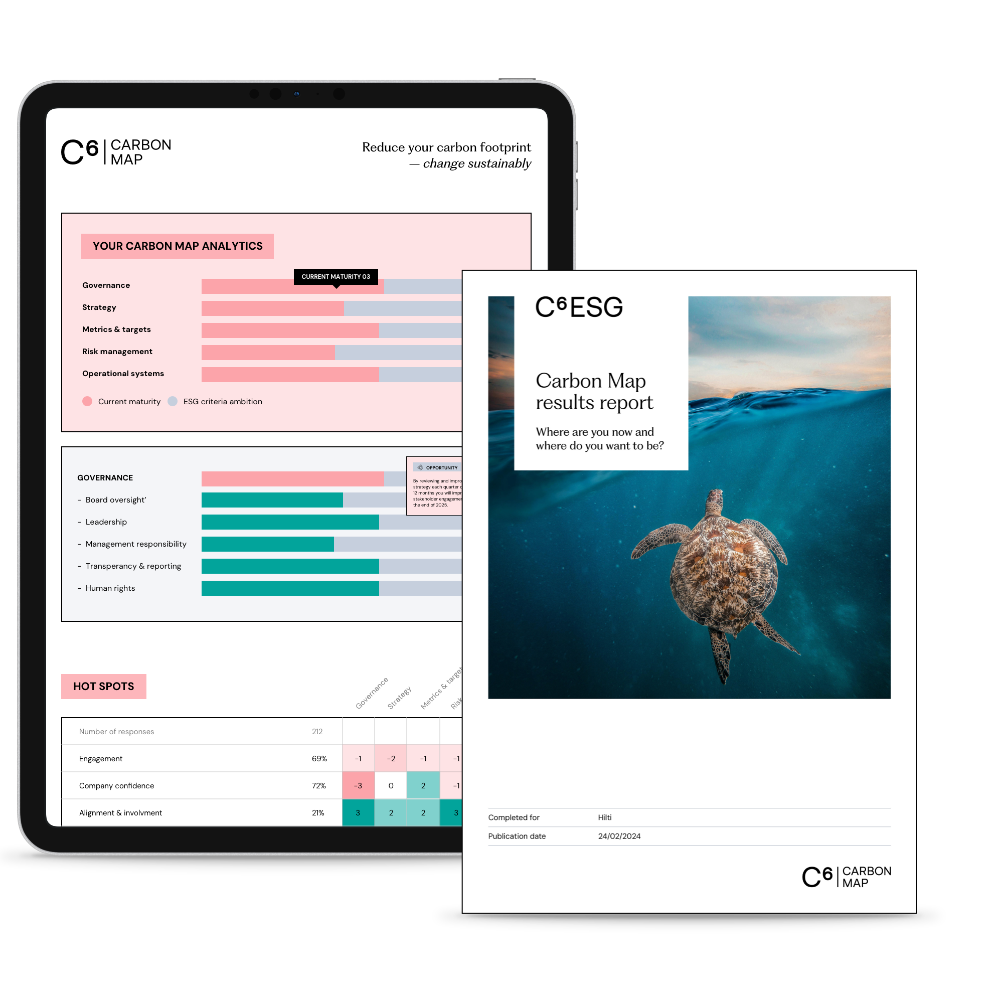 Carbon Map platform and report