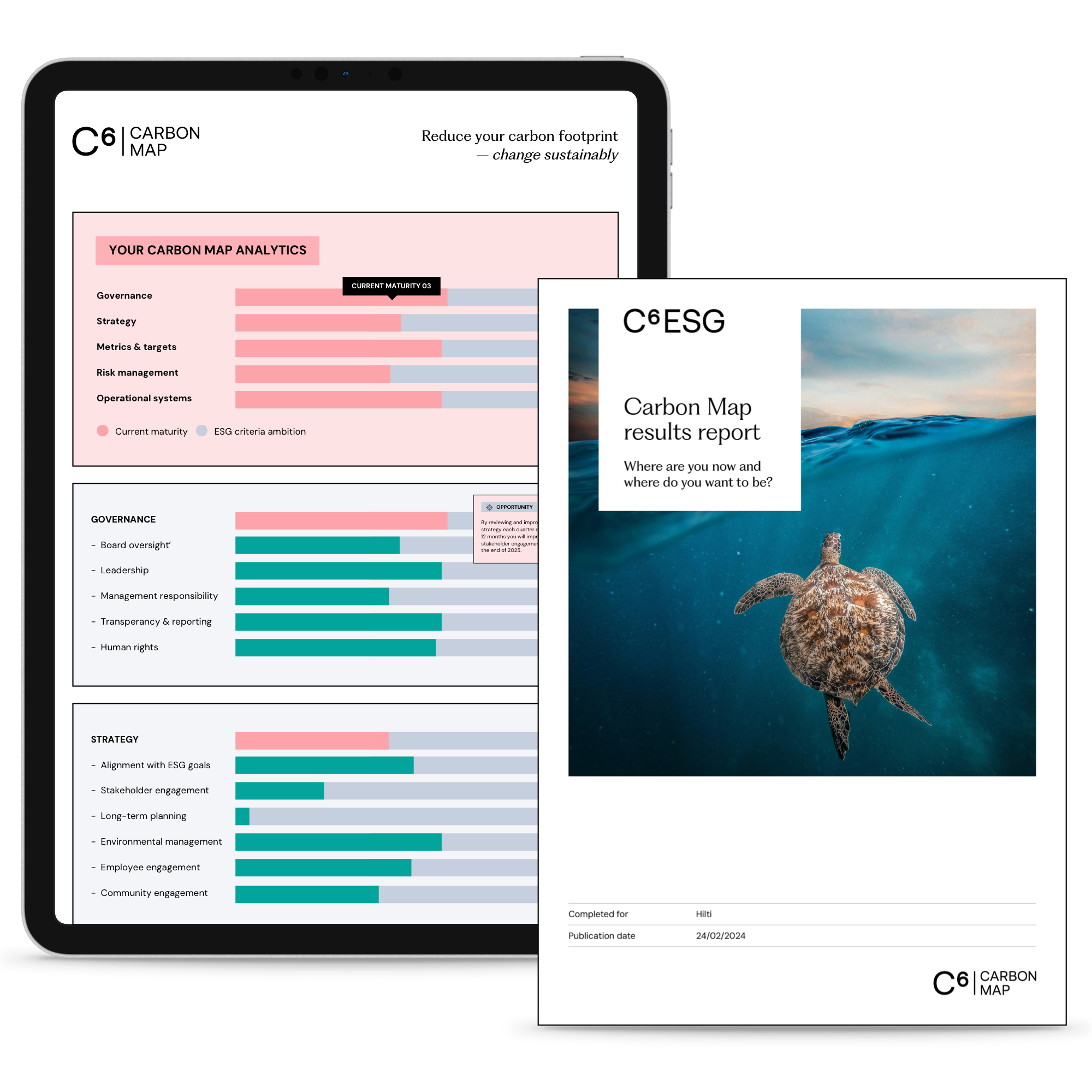 Carbon Map platform and report